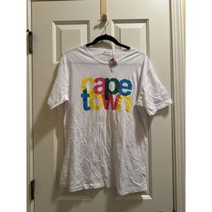 I ❤️ Cape Town NWT Tshirt Women's Shirt White And Color Letters Size Medium